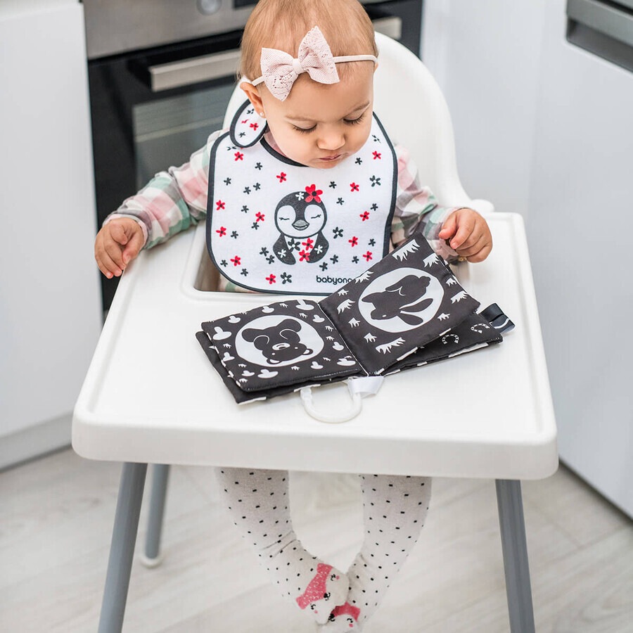 BabyOno, cuaderno sensorial, blanco y negro, desde el nacimiento, 1 unidad