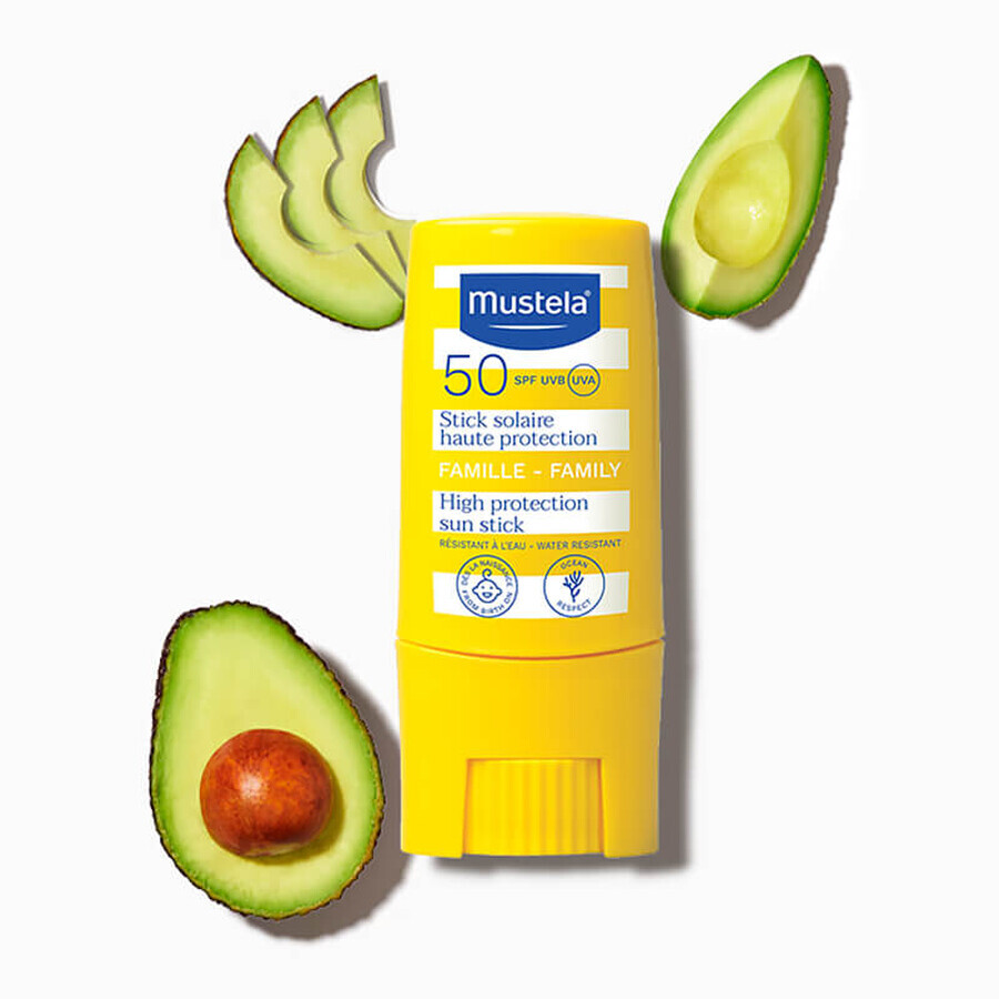 Mustela Sun Family Face & Body Sunscreen Stick From Birth SPF 50 9ml