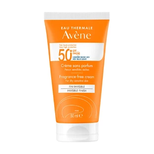 Avene Sun Protective Face Cream Fragrance Free Dry Sensitive Skin SPF 50+ 50ml
