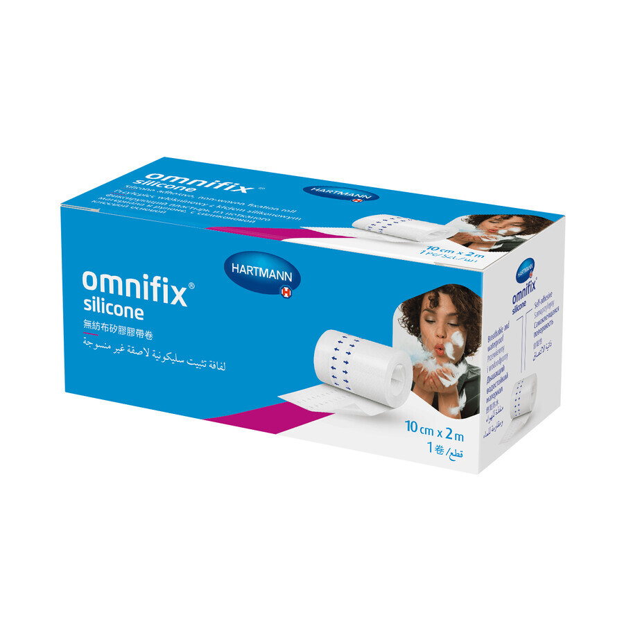 Cumpără Omnifix silicon, silicon nețesut adeziv, rezistent la apă, 10 cm x 2 m, 1 buc Omnifix silicon, silicon nețesut adeziv, rezistent la apă, 10 cm x 2 m, 1 buc