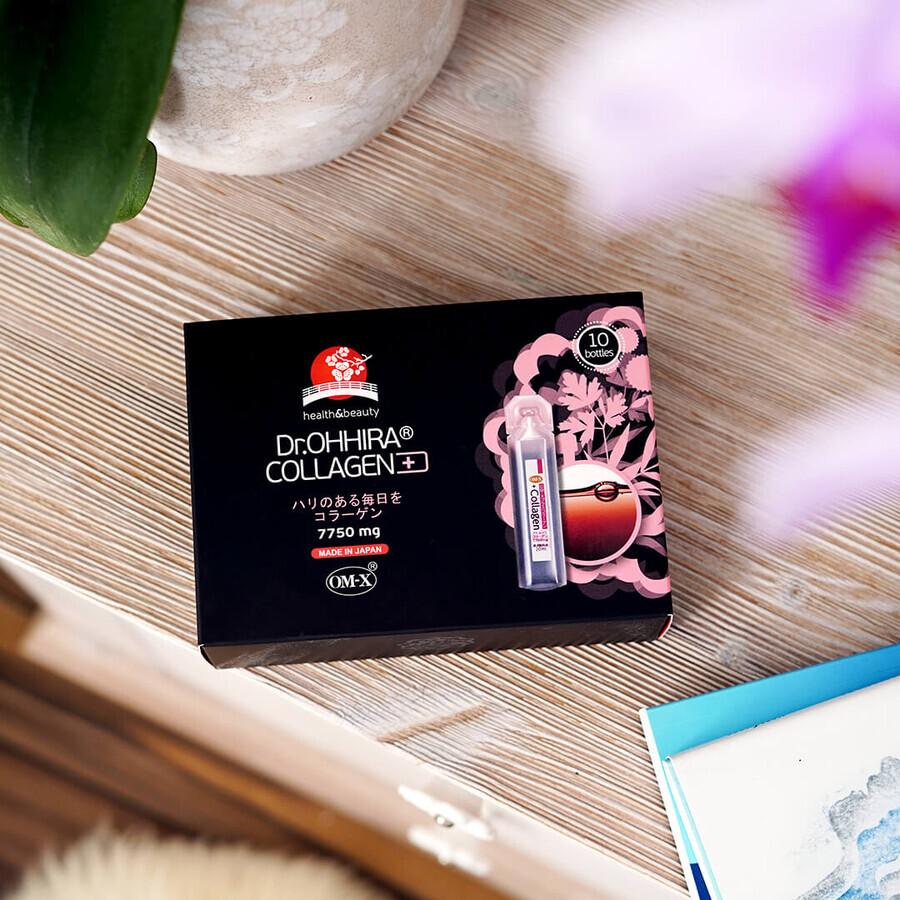 Dr. Ohhira Collagen+, colágeno líquido para beber, 10 viales