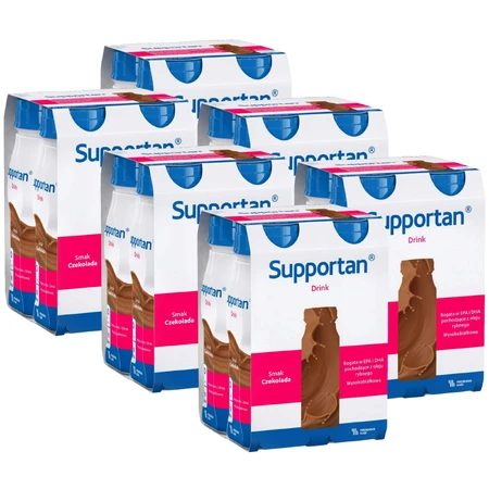 Supportan Bebida nutritiva con sabor a chocolate, 4 x 200 ml, Fresenius Kabi
