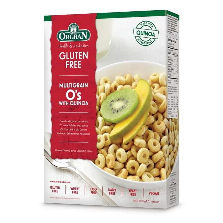 Buy Multigrain with quinoa for breakfast, 300 g, Orgran Multigrain with quinoa for breakfast, 300 g, Orgran