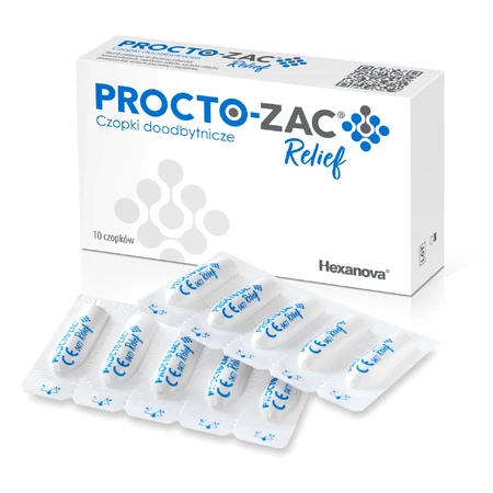 Procto-Zac Relief, rektale Zäpfchen, 10 Stück