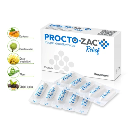 Procto-Zac Relief, rektale Zäpfchen, 10 Stück