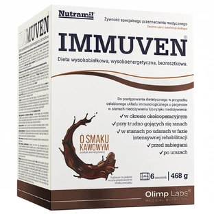 Olimp Immuven, Nährstoffpräparat, Kaffeegeschmack, 6 Portionsbeutel