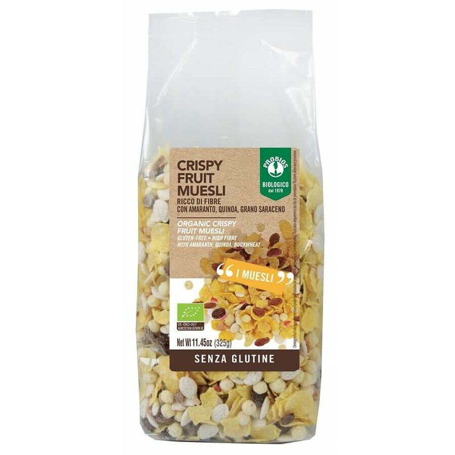 Buy Organic crunchy moss with fruit, 325 grams, Probios Organic crunchy moss with fruit, 325 grams, Probios