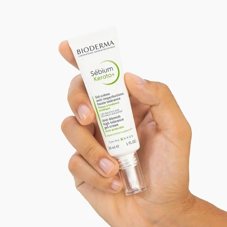 Bioderma Sebium Kerato+, gel-crème tegen onzuiverheden voor de acnegevoelige huid, 30 ml