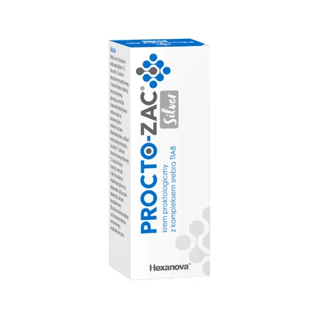 Procto-Zac Silver, proktologische Creme mit TIAB-Silberkomplex, 25 ml