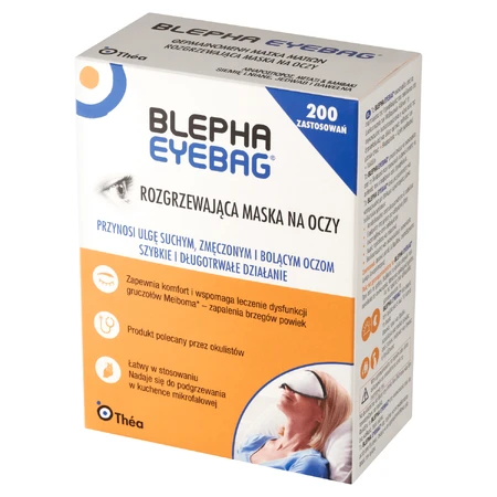 Blepha Oogtas, herbruikbaar verwarmend oogmasker, 1 stuk
