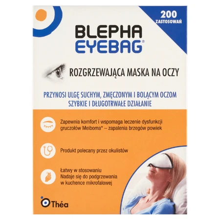 Blepha Oogtas, herbruikbaar verwarmend oogmasker, 1 stuk