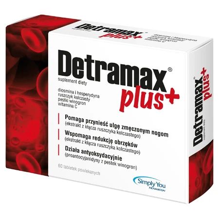 Detramax Plus, 60 film-coated tablets