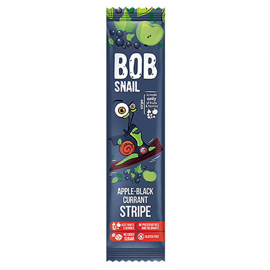 Winkel op Bob Snail Stripe Fruithapje, appel, zwarte bes, 14 g Bob Snail Stripe Fruithapje, appel, zwarte bes, 14 g