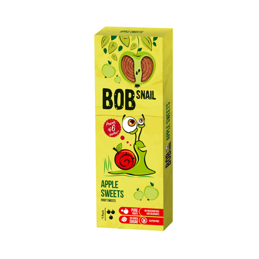Bob Snail Roll Fruit snack, apple, 30 g