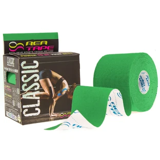 Rea Tape Classic, kinesiological tape, green, 5 cm x 5 m