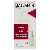 Ballamin, vitamin B12 100 µg, oral spray, 15 ml