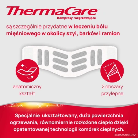 ThermaCare, verwarmende kompressen voor nek, schouders, polsen, 2 stuks