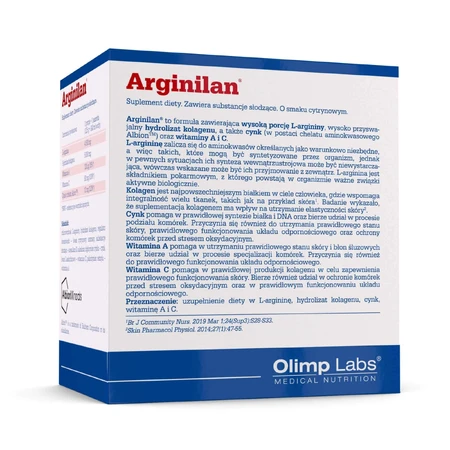 Olimp Nutramil Complex Arginilan, citroensmaak, 12,5 g x 14 sachets