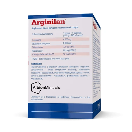 Olimp Nutramil Complex Arginilan, citroensmaak, 12,5 g x 14 sachets