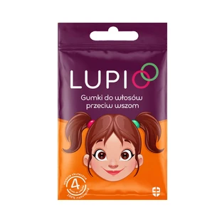 Lupio, hair elastics against lice, 4 pieces