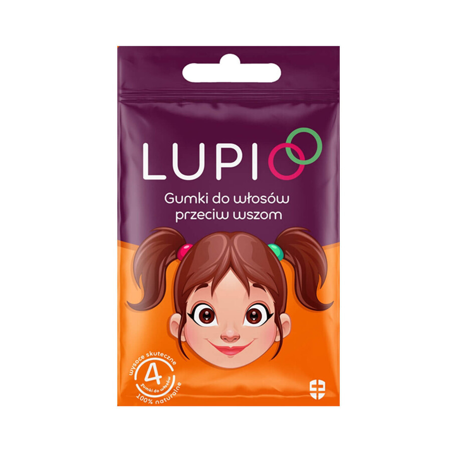 Buy Lupio, hair elastics against lice, 4 pieces Lupio, hair elastics against lice, 4 pieces