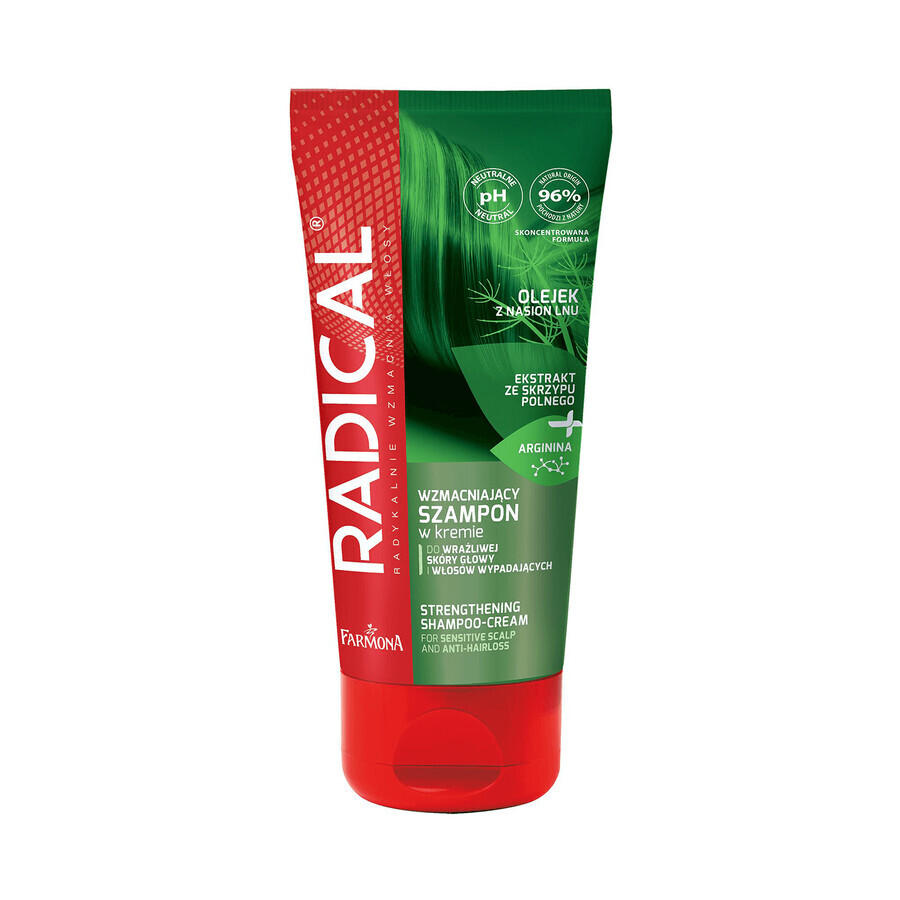 Buy Farmona Radical, strengthening shampoo in cream, for sensitive scalp and fallen hair, 200 ml Farmona Radical, strengthening shampoo in cream, for sensitive scalp and fallen hair, 200 ml