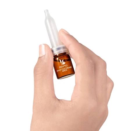 Phyto Phytocyane, tratamiento anticaída para hombre, ampollas, 12 piezas