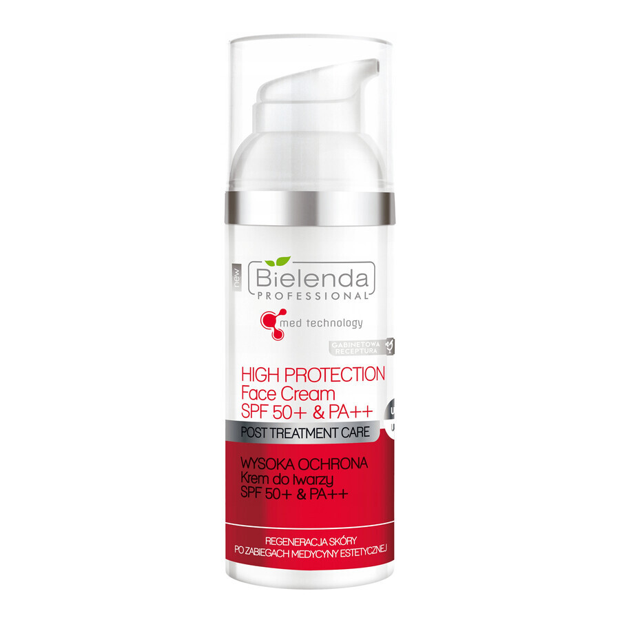 Winkel op Bielenda Post Treatement Care, gezichtscrème, SPF 50+, 50 ml Bielenda Post Treatement Care, gezichtscrème, SPF 50+, 50 ml