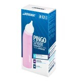 Novama Pingo Spark, electric nasal aspirator with light, pastel pink, 0-12 years