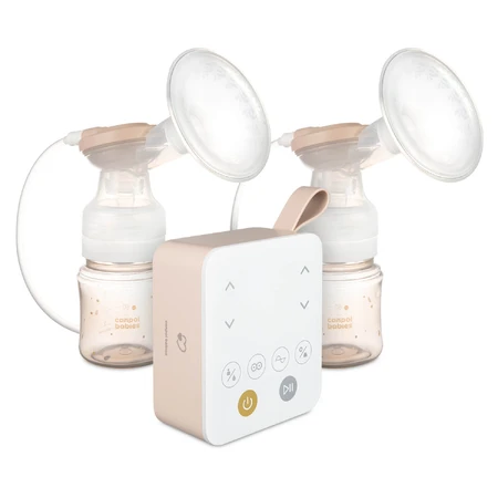 Canpol Babies Express Care, sacaleches eléctrico doble con aspirador nasal