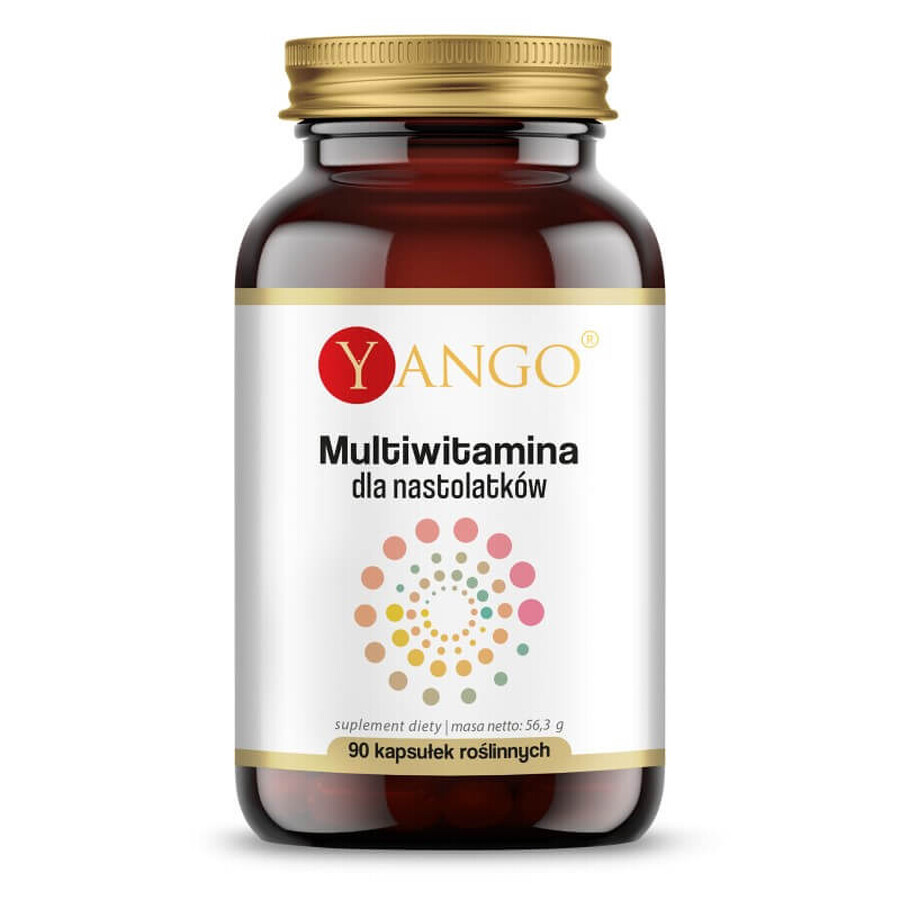 Boutique Yango Multivitamine pour Adolescents, 90 gélules végétales Yango Multivitamine pour Adolescents, 90 gélules végétales