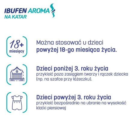 Ibufen Aroma Na Katar, Aromapflaster, nach dem 18. Lebensmonat, 5 Stück