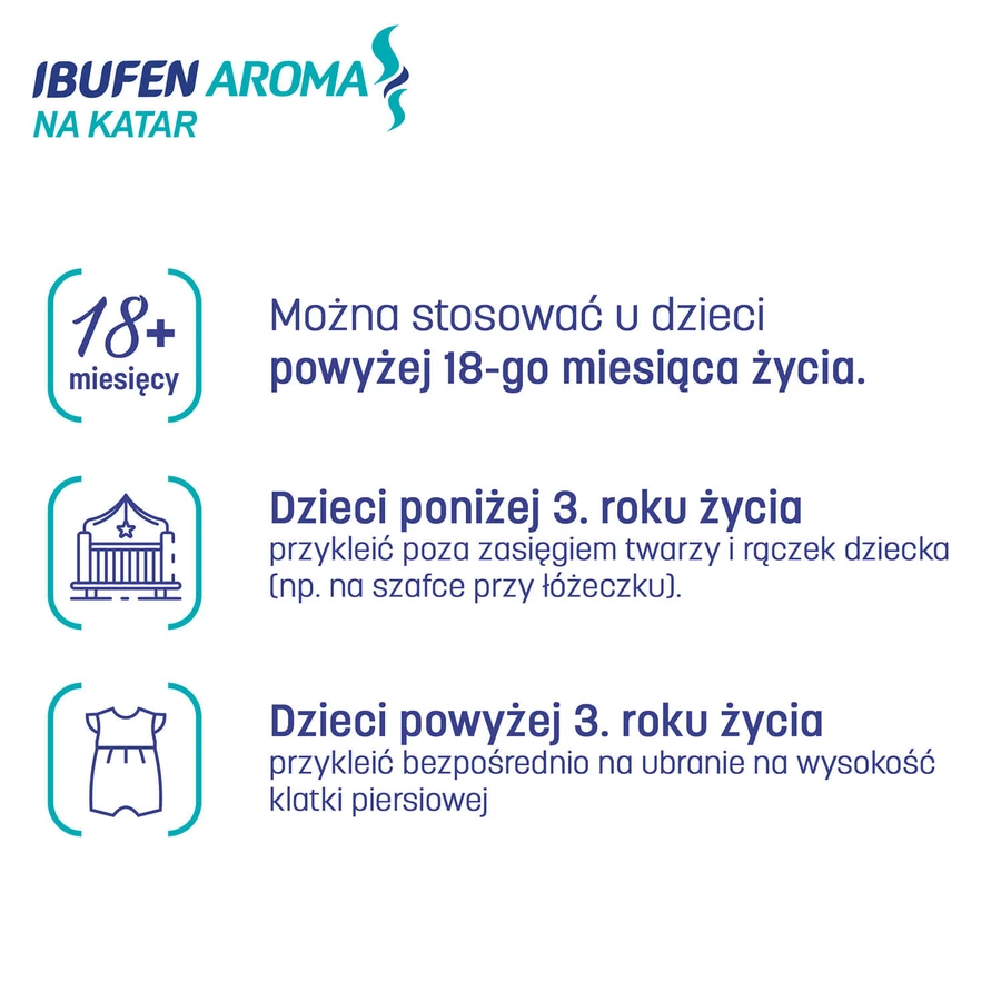 Ibufen Aroma Na Katar, Aromapflaster, nach dem 18. Lebensmonat, 5 Stück
