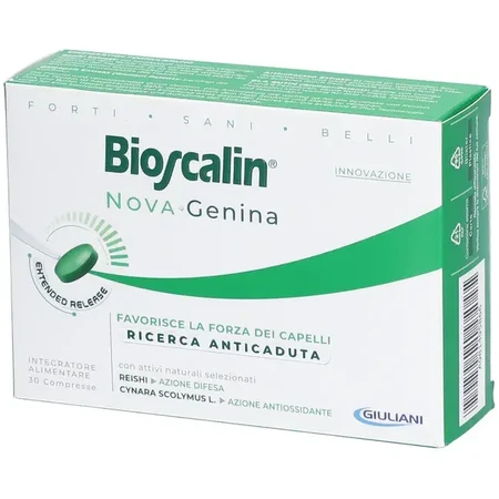 NovaGenina contra la caída del cabello, 30 comprimidos, Bioscalin