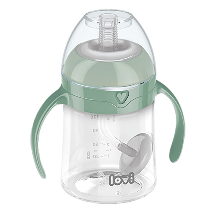 Acquista Lovi, prima tazza con cannuccia pesata, verde, da 6 mesi, 150 ml Lovi, prima tazza con cannuccia pesata, verde, da 6 mesi, 150 ml