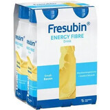 Fresubin Energy Fiber Drink, nutritious drink for children 1-12 years, banana flavor, 4 x 200 ml SHORT DATE