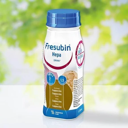 Fresubin Hepa Trinknahrung, Cappuccino, 4 x 200 ml, Fresenius Kabi 