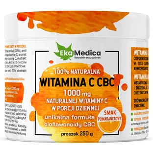 EkaMedica Vitamine CBC 1000 mg, saveur orange, 250 g