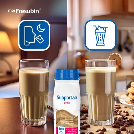 Supportan Drink, Cappuccino, 4 x 200 ml