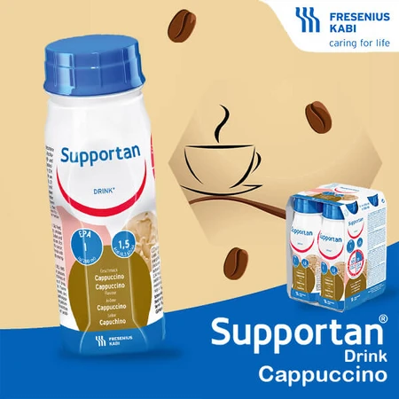 Supportan Drink, Cappuccino, 4 x 200 ml