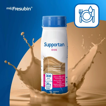 Supportan Drink, Cappuccino, 4 x 200 ml