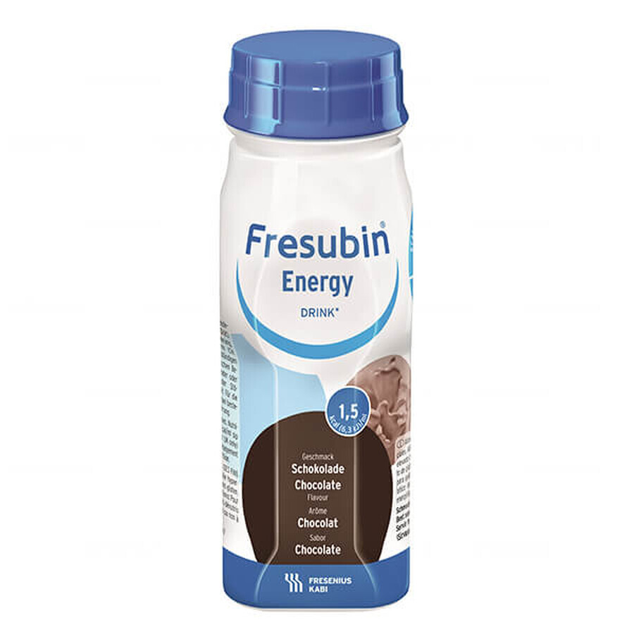 Fresubin Energy Drink with chocolate flavor, 4 x 200 ml, Fresenius Kabi