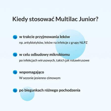 Multilac Junior Synbiotica, 20 st. 