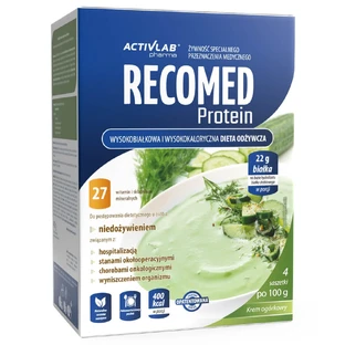 ActivLab Pharma RecoMed Protein, preparado nutricional, crema de pepino, 100 g x 4 sobres