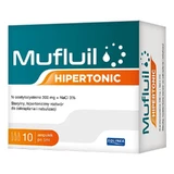Mufluil Hipertonic, hypertone Lösung zum Eintropfen und Vernebeln, 5 ml x 10 Ampullen