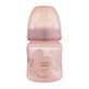Canpol Babies EasyStart, anti-colic, wide-mouth bottle, Gold, pink, 35/239, from birth, 120 ml