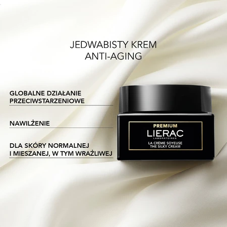 Lierac Premium, zijdezachte antiverouderende gezichtscrème, 50 ml