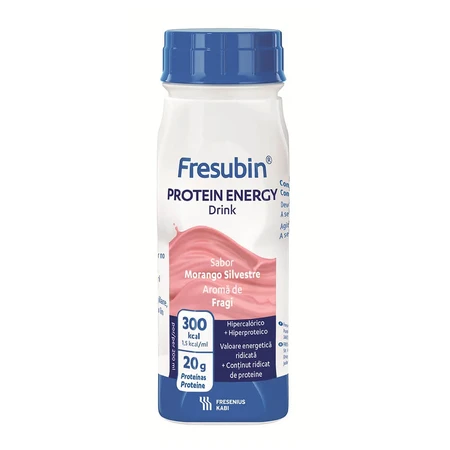 Fresubin Protein Energy with strawberry flavor, 4 x 200 ml, Fresenius Kabi