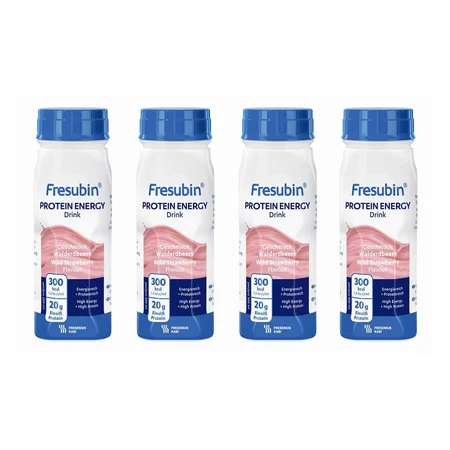 Fresubin Protein Energy with strawberry flavor, 4 x 200 ml, Fresenius Kabi