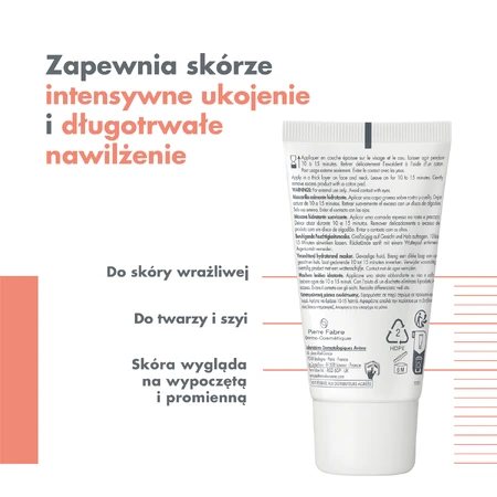 Avene Les Essentiels, kalmerend en verhelderend masker, gevoelige huid, 50 ml